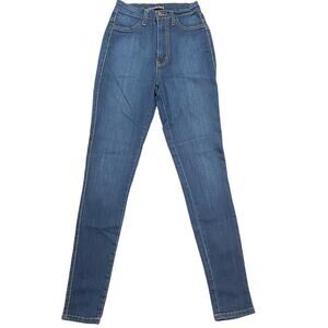 Fashion Nova Stretch Jeans Jeggings Dark Wash Size 3 (W25) Pants Bottoms